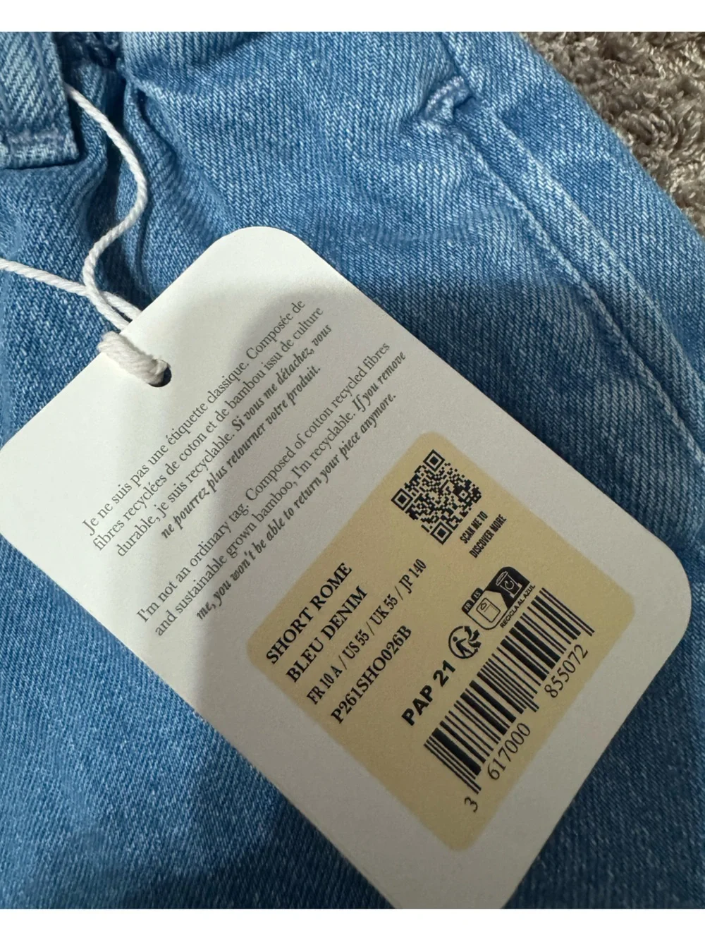 Sezane ROME SHORTS - Picture 3 of 5